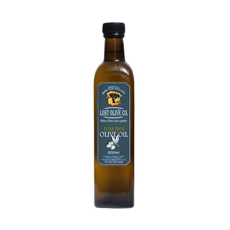 Extra Virgin Olive Oil – Glass Bottle 500ml – Lost Olive Co